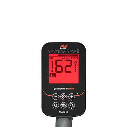 The VANQUISH 560 control unit with button layout, ergonomic handle and user interface.