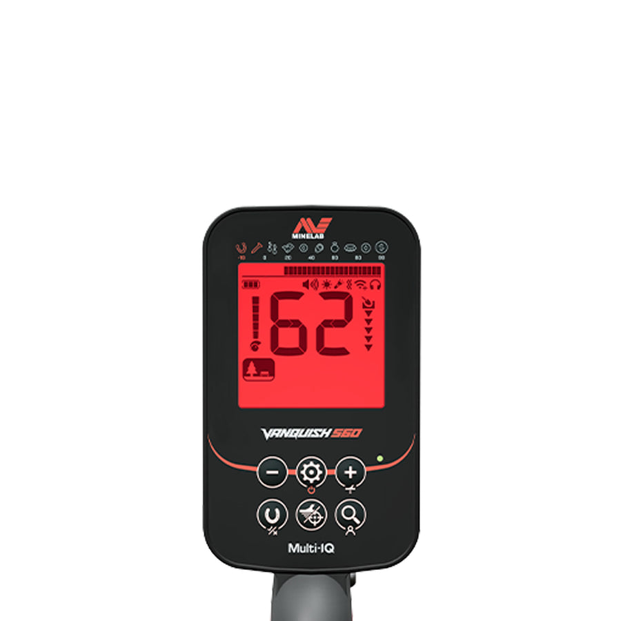The VANQUISH 560 control unit with button layout, ergonomic handle and user interface.