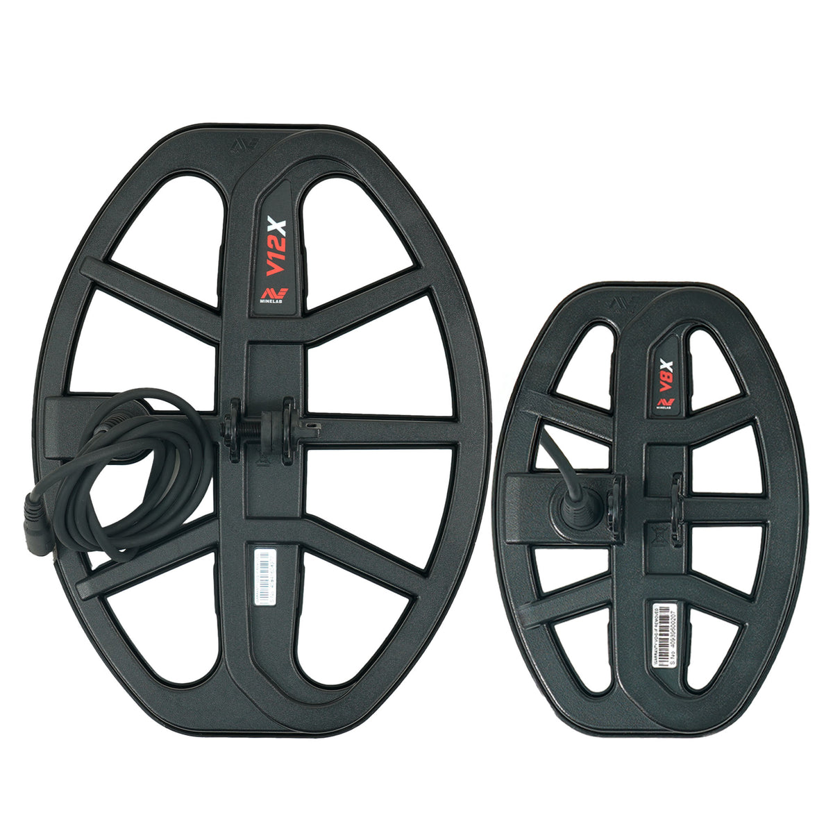 V12X 12x9 inch and V8X 8 inch DD search coils with protective covers for VANQUISH 560.