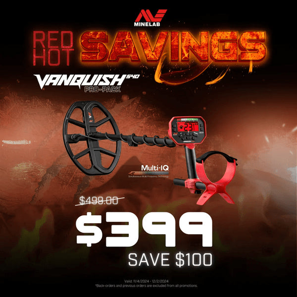 Minelab Vanquish 540 Starting at $399
