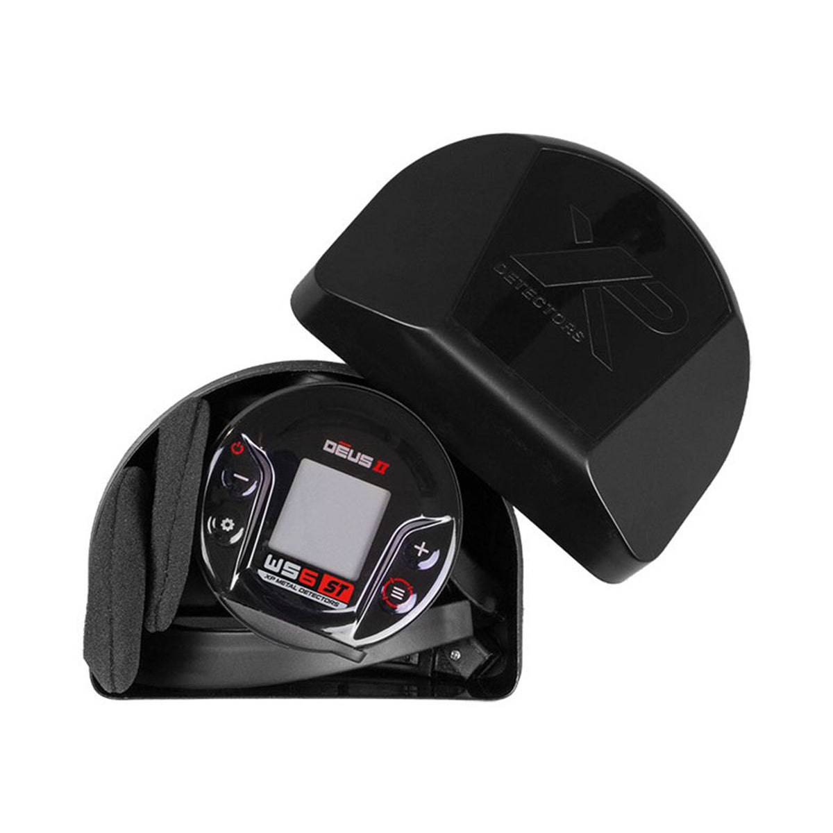 XP WS6 ST Wireless Headphones for Deus II Metal Detector with hard case