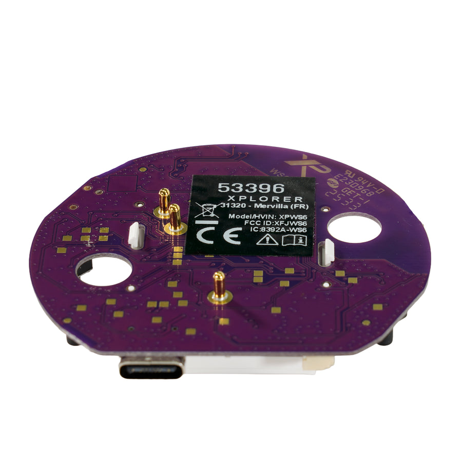 XP Electronic  circuit for WS6ST with a screen and connectors on a purple circuit board Model XPWS6