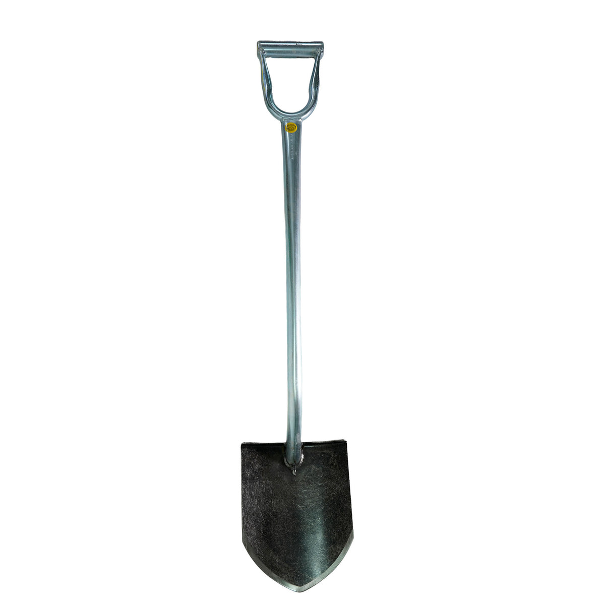 The King of Spades D-handle shovel with 11-inch round edge blade.