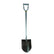King of Spades D-handle shovel with 11-inch round edge blade, aircraft-grade steel construction