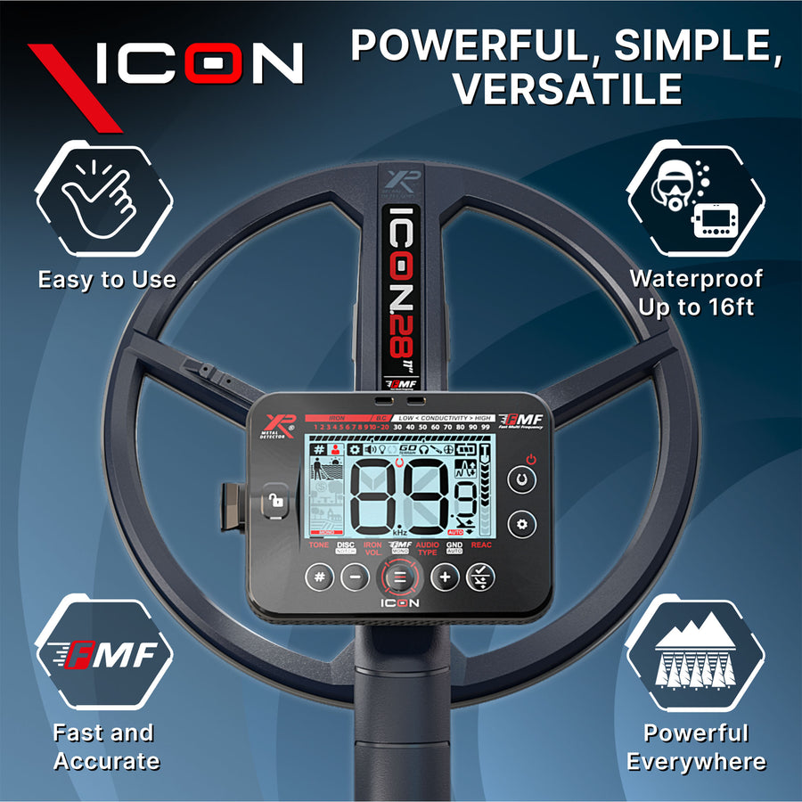XP ICON metal detector feature overview