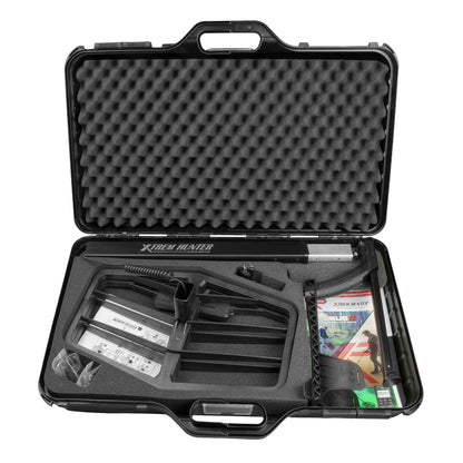 XP Xtrem Hunter XTR-CASE115 protective hard case with coils and stem packed inside