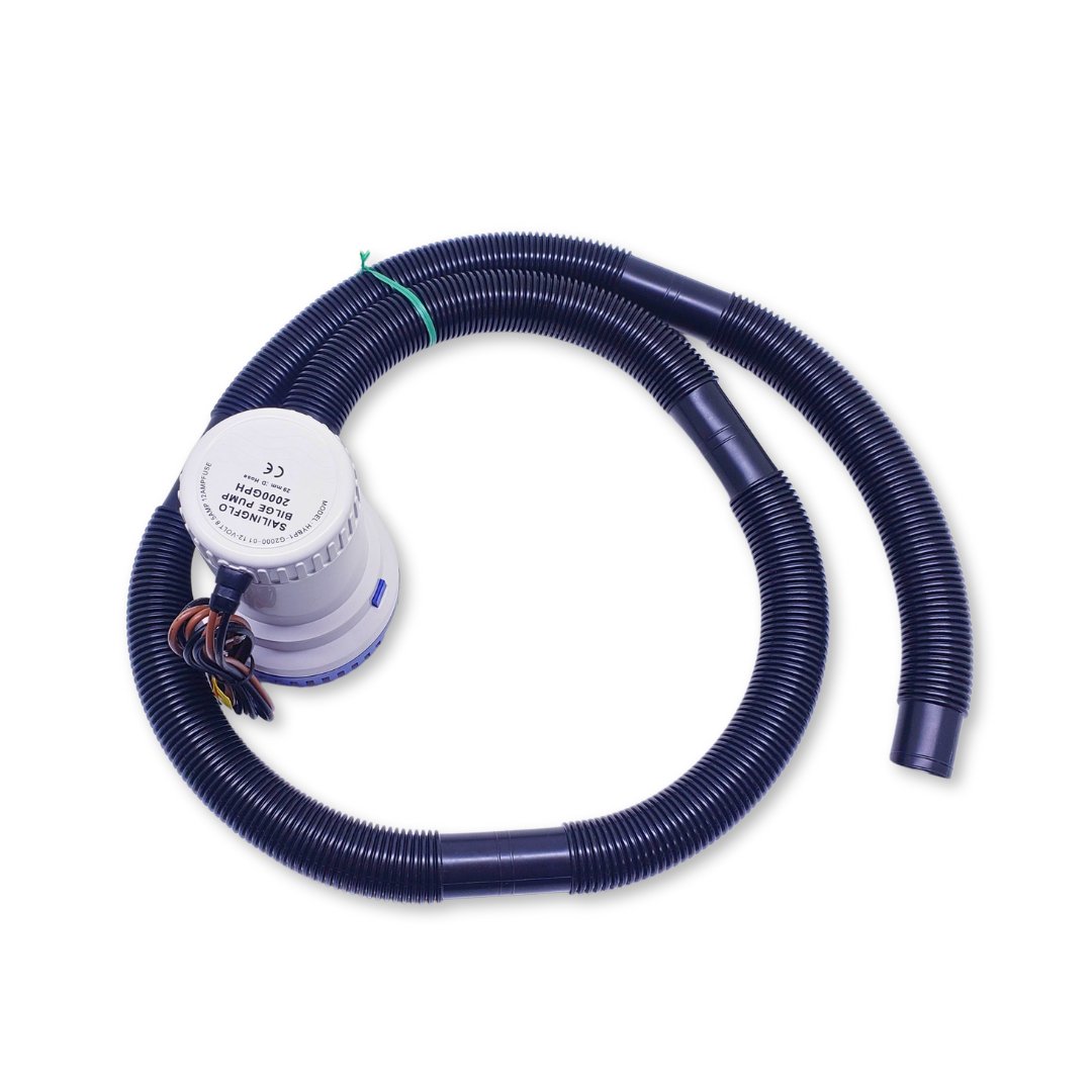 Prospectors Dream Bilge Pump 2000 GPH + 5 ft of hose