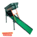 Green rubber sluice mate inside of a highbanker sluice with orange handles pictured at an angle on a white background, featuring 'Highbanker Not Included' text.