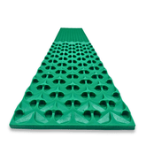 Green textured Rubber Sluice mat on a white background