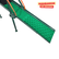 Green rubber sluice mate inside of a highbanker sluice with orange handles on a white background, featuring 'Highbanker Not Included' text.