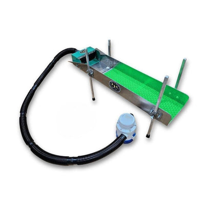 8X35 Power Sluice Box Kit with Dream Mat + 18" leg Kit | Gold Prospecting Equipment