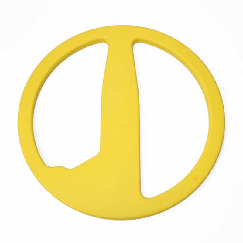 The Minelab Excalibur II 1000 Metal Detector protective skid plate in yellow