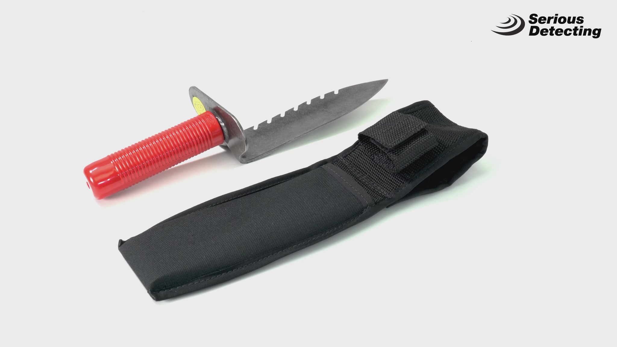 360 video of the Lesche Left Serrated Digging Tool and Cordura belt sheath
