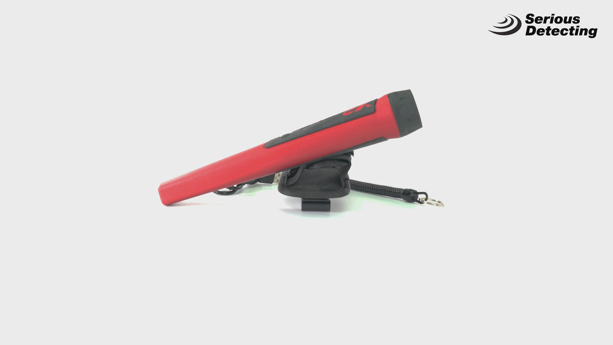 A turntable video of the XP MI-4 waterproof pinpointer metal detector.  