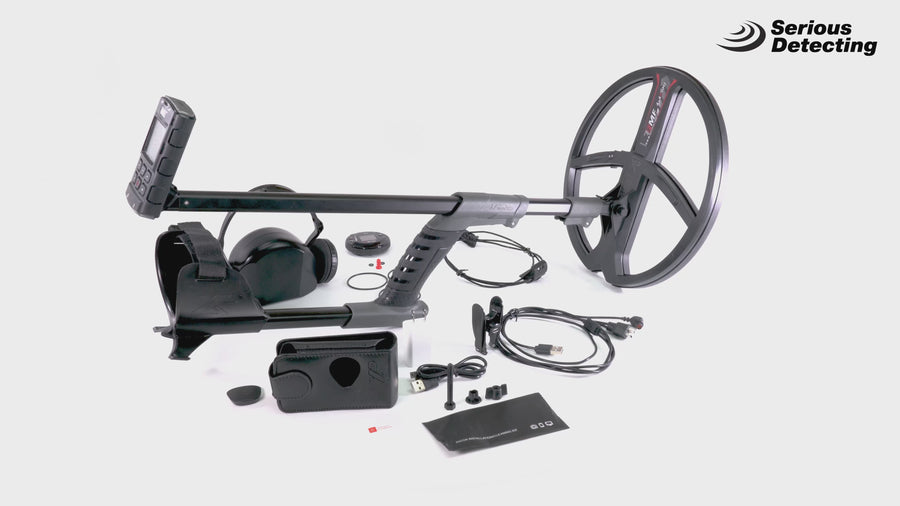 Serious Detecting turnable video of the XP Deus II with coil and accessories. 