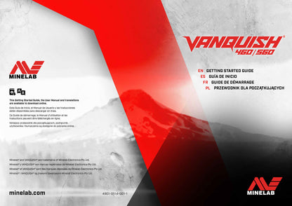 Minelab Vanquish 460 - 560 Digital Getting Start Guide