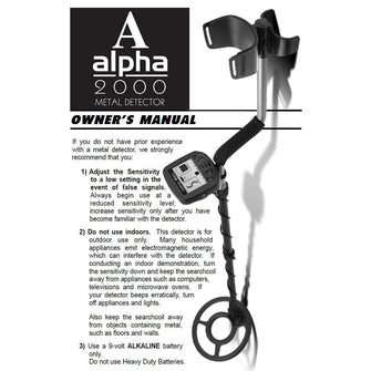 Teknetics Alpha 2000 Instruction Manual Digital