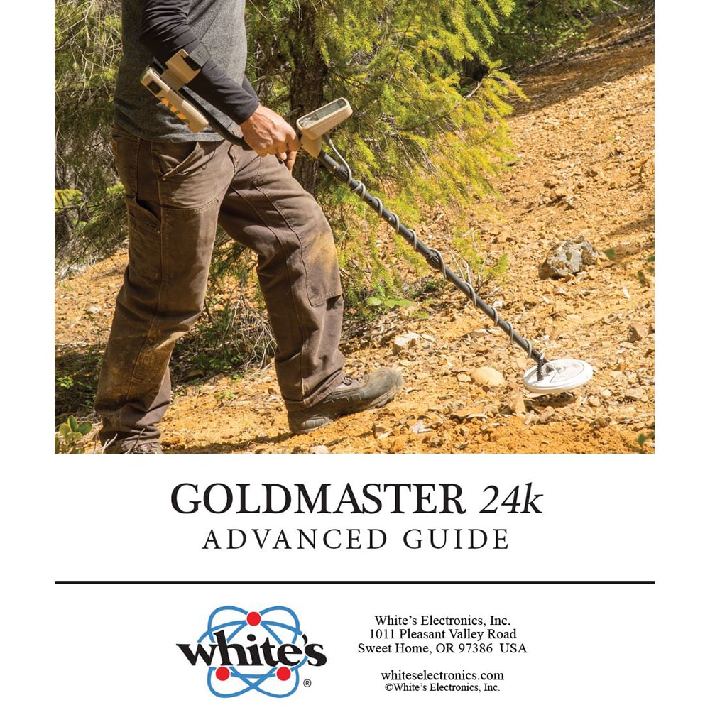 Whites Goldmaster 24k Instruction Manual Digital