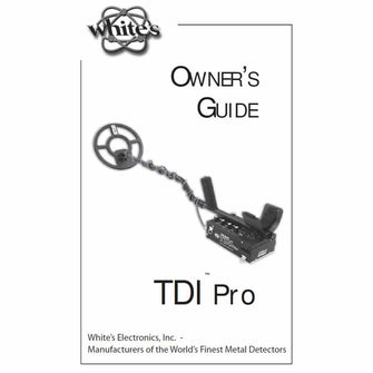 Whites TDI Pro Instruction Manual Digital