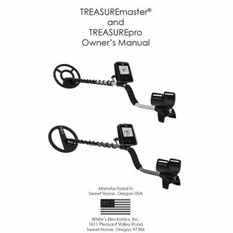 Whites TREASUREmaster | TREASUREpro Instruction Manual Digital
