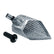 Dune Scoops Anaconda stainless steel sand scoop with 8mm round holes and reinforced nose