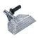 Close-up view of Anaconda sand scoop dual mounting holes and handle attachment points