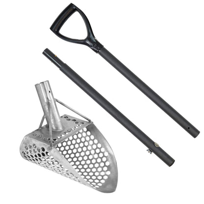 Dune Scoops Loch Ness Mini 9 x 6" Stainless Steel Metal Detector Sand Scoop