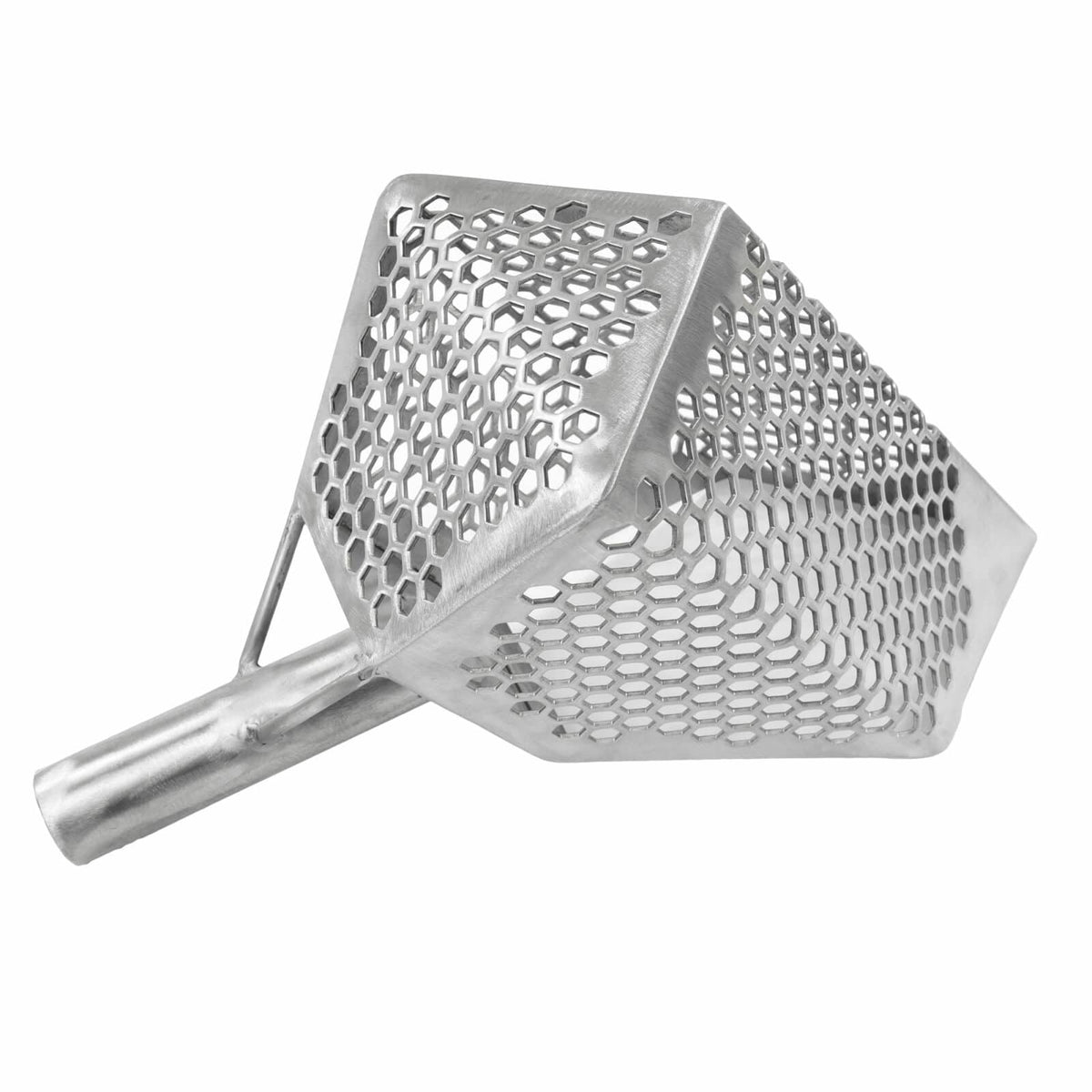Close-up view of Dune Anaconda 10mm hexagon hole pattern for coin retention