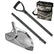 Dune Scoops Orca 11.5 x 8 Stainless Steel Sand Scoop with 10 mm Holes & Pointed Tip