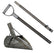 Loch Ness Mini scoop with two-piece titanium pole handle and D-grip