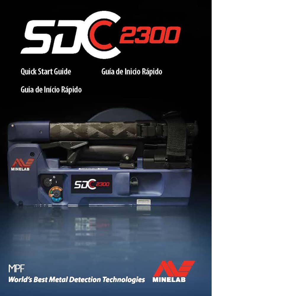 Minelab SDC 2300 Getting Started Guide Digital