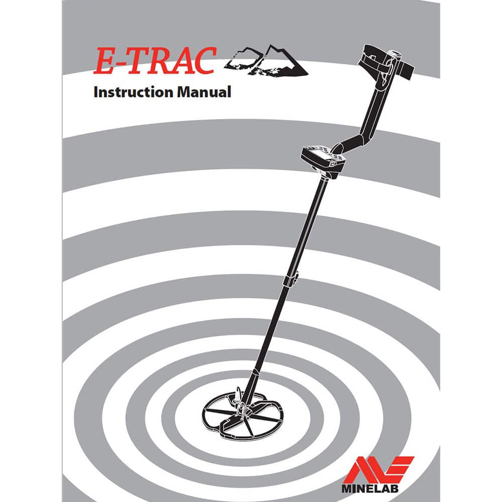 Minelab E-TRAC Instruction Manual Digital