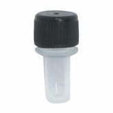 TerraX 1/4 oz clear plastic storage vial with screw-on lid for gold prospecting samples