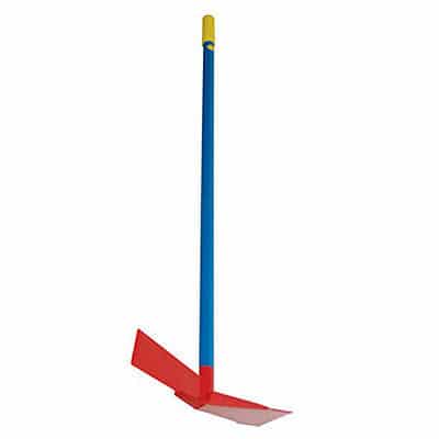 Lesche King of Spades Cutter Mattock with red steel head and long handle for gold prospecting