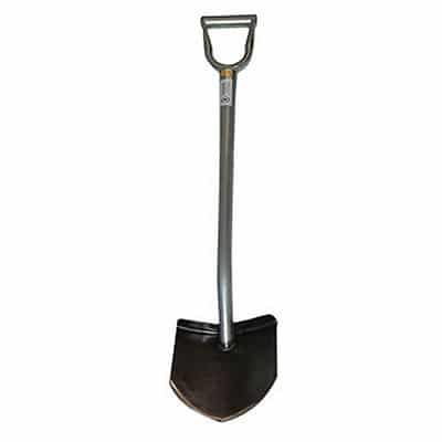 King of Spades D Handle Shovel, 11" Round Edge