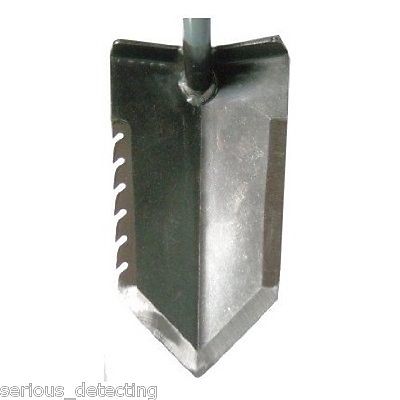 Lesche T-Handle Shovel with Serrated Edge and ReadyShovel Leather and Kydex Holster