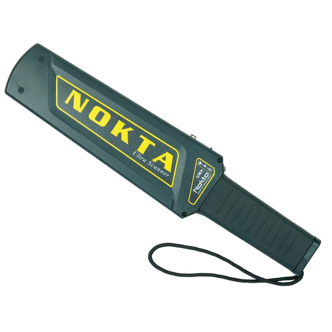 Nokta Ultra Scanner Pro handheld security wand detector black ergonomic design