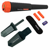 Nokta Pointer waterproof pinpointer with LED light and orange-gray design