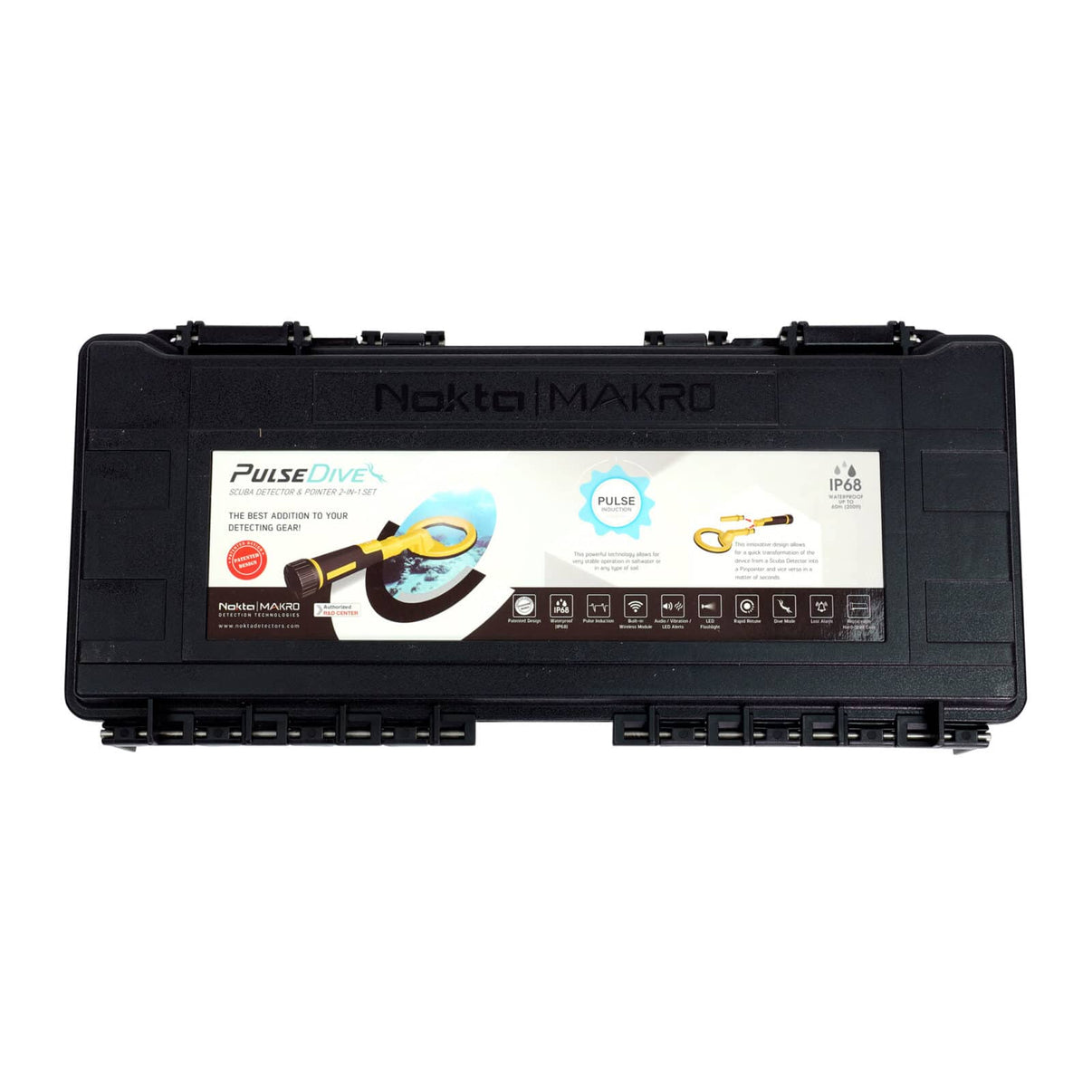 Replacement Hard-Shell Carrying Case for the Nokta Makro Pulsedive