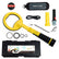 Yellow Nokta PulseDive 2-in-1 scuba detector and pinpointer with control buttons and LED indicators