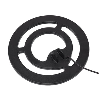 Fisher 10" Black Metal Detector Search Coil With Screw-In Connector
