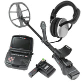 Nokta Invenio metal detector assembled and ready for use