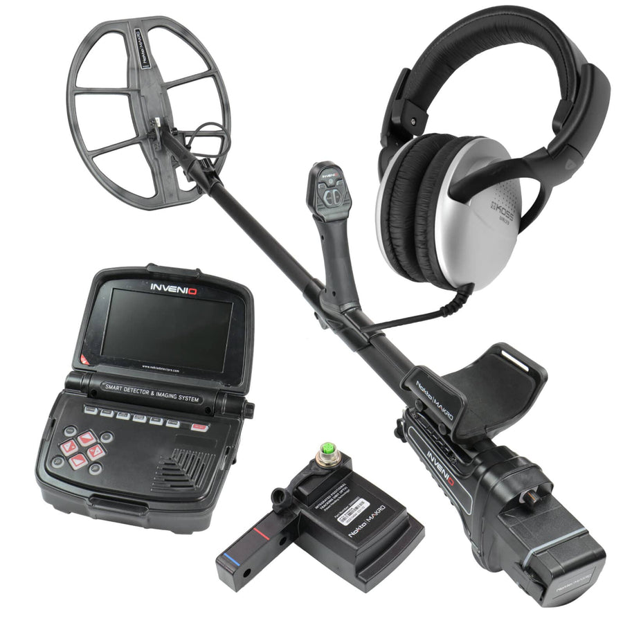 Nokta Invenio Standard Pack complete metal detector system with control pod, headphones and battery 