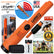 Garrett Pro-Pointer AT Z-Lynk kit contents with pinpointer, holster, battery, and warranty badge