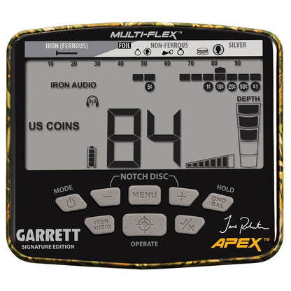 Garrett Jase Robertson Signature Edition ACE Apex Metal Detector with Raider Coil