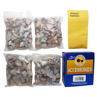 Thumlers Tumbler Jewelry Tumbling Refill Kit Includes Grit, Rocks and More