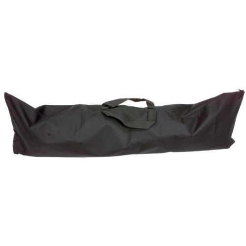 Treasure Wise large black vinyl metal detector bag with full zipper and dual carry handles
