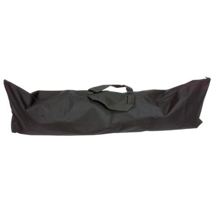 Treasure Wise large black vinyl metal detector bag with full zipper and dual carry handles