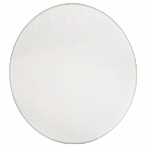 White coil cover for Minelab GPZ 7000 14 inch search coil shown from above