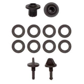 Close-up view of GPZ 7000 lower shaft bolt bushings and washers